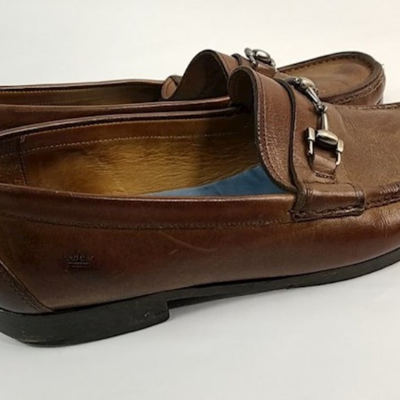 Men\'s Peter Millar Brown Leather Shoes Size 12 main image 6